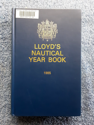 Lloyd's Nautical Year Book 1985, Coastguard Salvage Seafarers Boating <Hardcover - Picture 1 of 9
