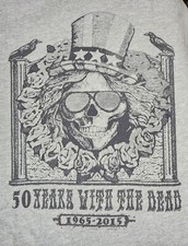 Fare Thee Well Grateful Dead Shirt July 3, 4, 5, 2015 Uncle Sam Skeleton Small