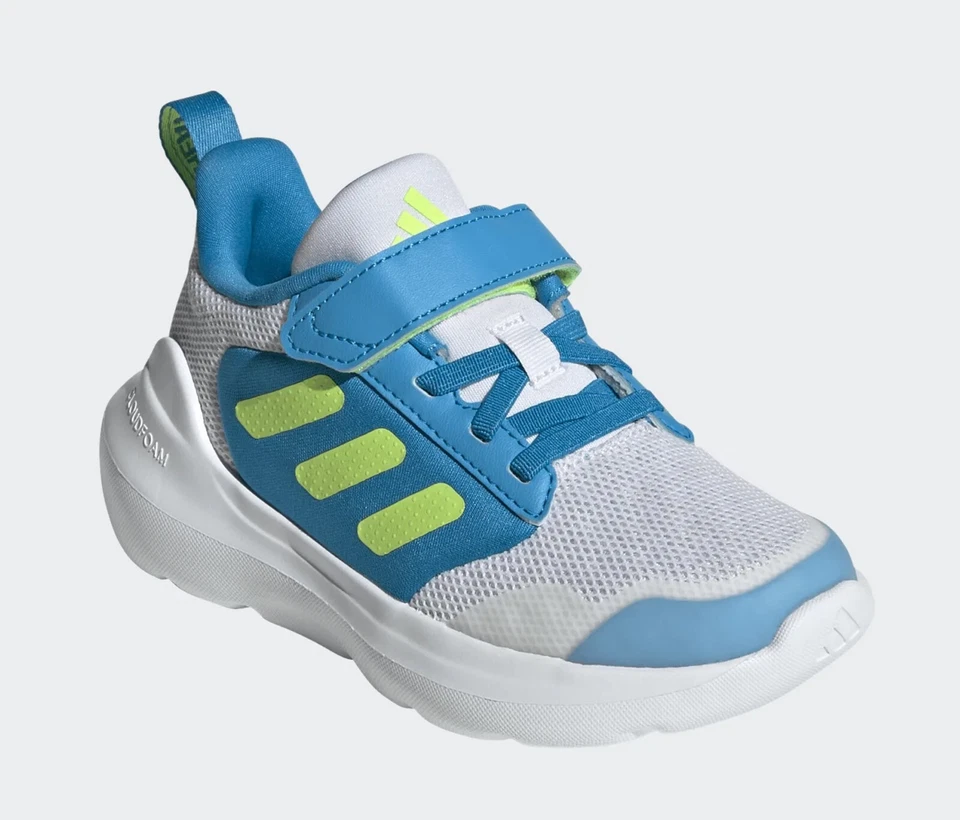 SCARPE BAMBINO/BAMBINA ADIDAS TENSAUR RUN 3.0 JQ4850 col. grigio/turchese/giallo - Immagine 4 di 4