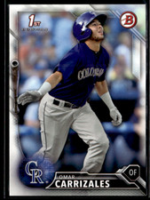 2016 Bowman - Prospects Omar Carrizales #BP58 (RC)