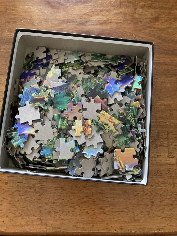 Rompecabezas 500 piezas Panther Twilight Cardinal Hasbro lámina animal  Foto 3 de 4