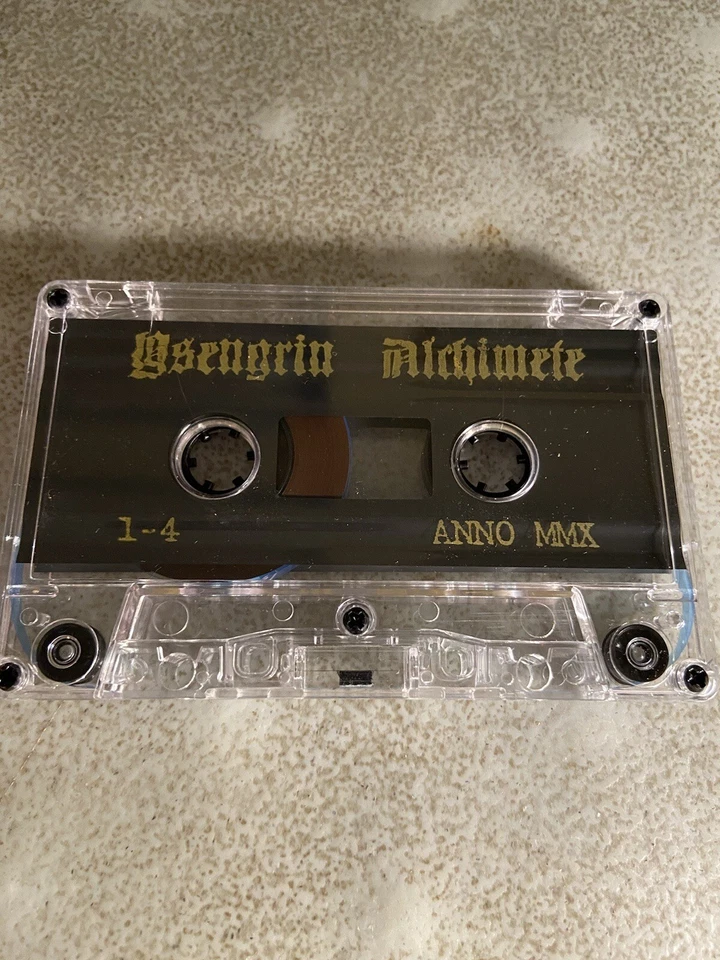 Ysengrin / Black Grail Nigrvm Nigrivs Nigro Cassette Rotting Christ Mystifier - Image 3 of 4