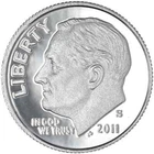 2011 S Silver Proof Roosevelt Dime