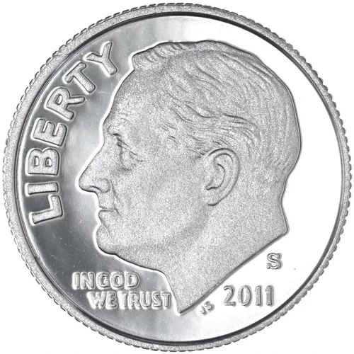 2011 S Silver Proof Roosevelt Dime