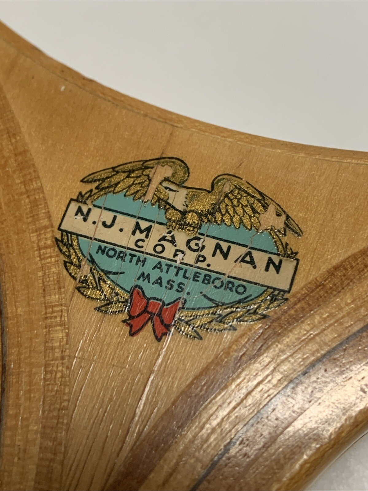 Vintage 1940s N. J. Magnan CHAMPION wooden tennis racquet, Exceptional Condition