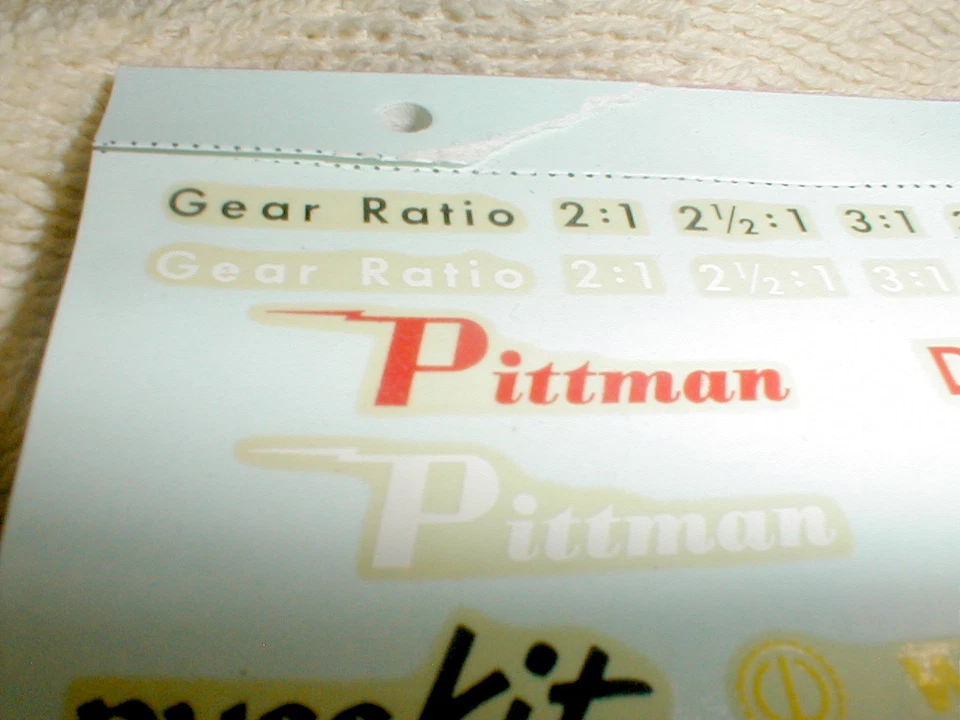 Decals RUSSKIT 134 Logos & Racing Numbers Complete Slot Car Sheet # A 2873 NOS - Image 3 of 4