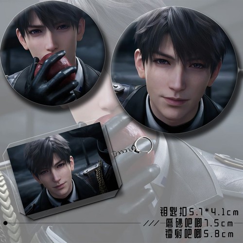 Caleb Laser Ticket Love and Deepspace Bookmark Cosplay Keychain Anime Cards Set - Picture 4 of 5