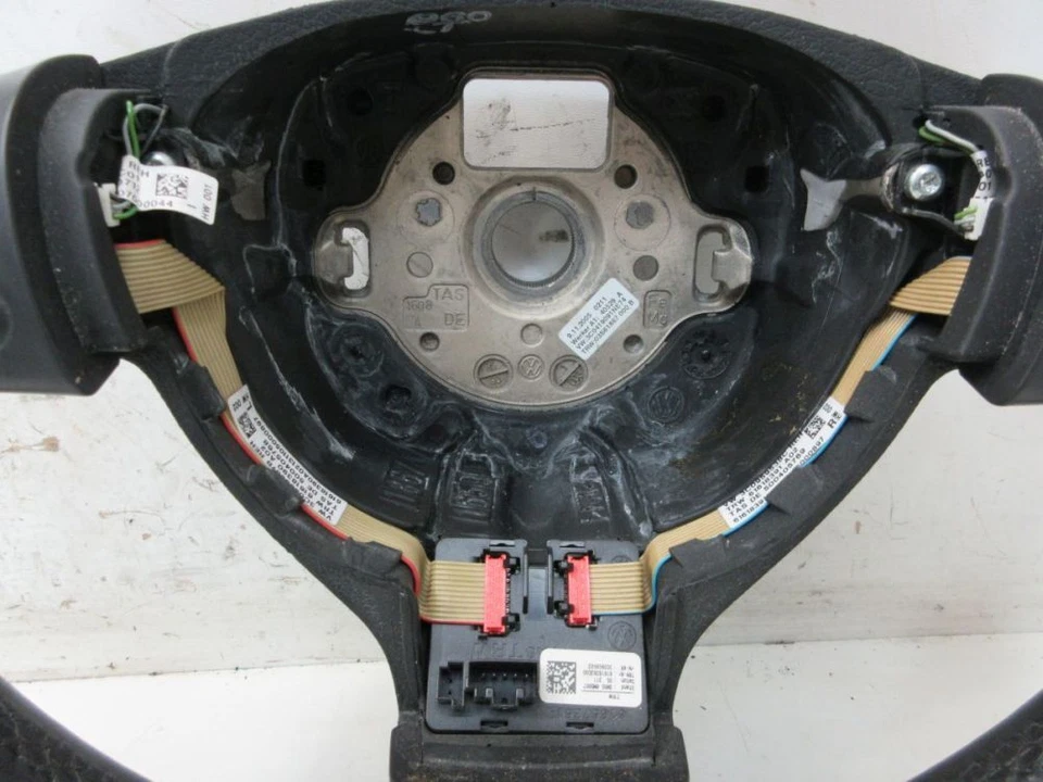 Lenkrad Schwarz Multifunktion Schaltwippen passt für VW  PASSAT VARIANT (3C5) 2. - Bild 3 von 4