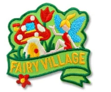 Boy Girl Cub FAIRY ViLLAGE House crafts Fun Patches Badges GUIDES SCOUTS woods