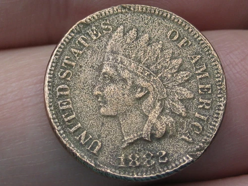 1882 Indian Head Cent Penny- XF Details