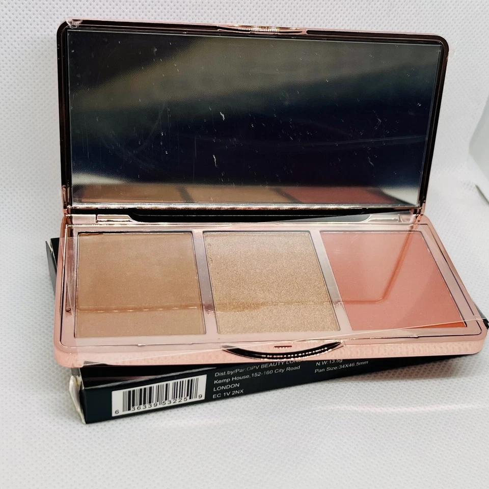 OPV Beauty Glow Perfect Face Palette Shade 3 | Blush Bronzer Highlighter NIB - Image 4 of 4