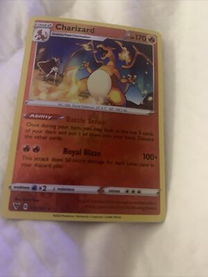 Charizard 25/185 Sword & Shield Vivid Voltage Cracked Ice Pokemon Card ...
