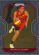 Dearica Hamby 2021 Panini Prizm WNBA Basketball Chrome Card #43 Las Vegas Aces