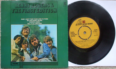 Kenny Rogers - Ruby Don't Take Your Love To Town + 3 - UK 45 EP + PS - EX-
