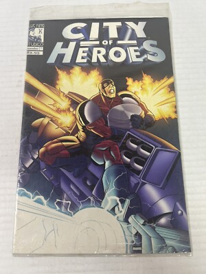 City Of Heroes Issue 7 Blue King Studios SEALED Comic Book RARE