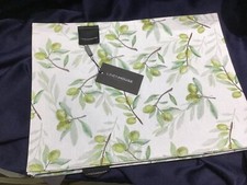 8 LinenHouse AUSTRALIA fabric PLACEMATS maple olives NEW with TAGS!