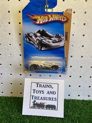 HotWheels 2010 new models Teegray  026/240 White/ Black Stripes NIB (B-182)