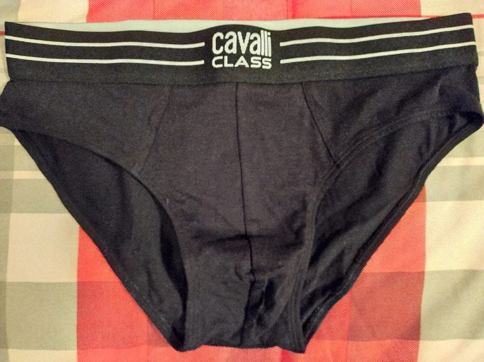 Completo Slip Uomo M Nero + T-shirt Maglietta Mezze Maniche Nera L Just Cavalli - Immagine 4 di 4