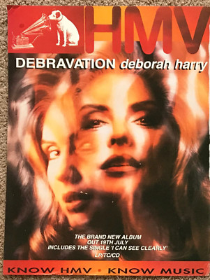 DEBORAH HARRY - DEBRAVATION 1993 full page UK magazine ad BLONDIE DEBBIE