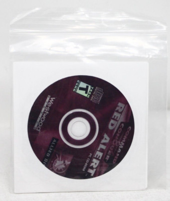 Command & Conquer: Red Alert (PC, 1996) Allied & Soviet discs only.