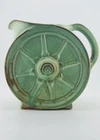 Frankoma Pottery Wagon Wheel Pitcher #94D Prairie Green 7”