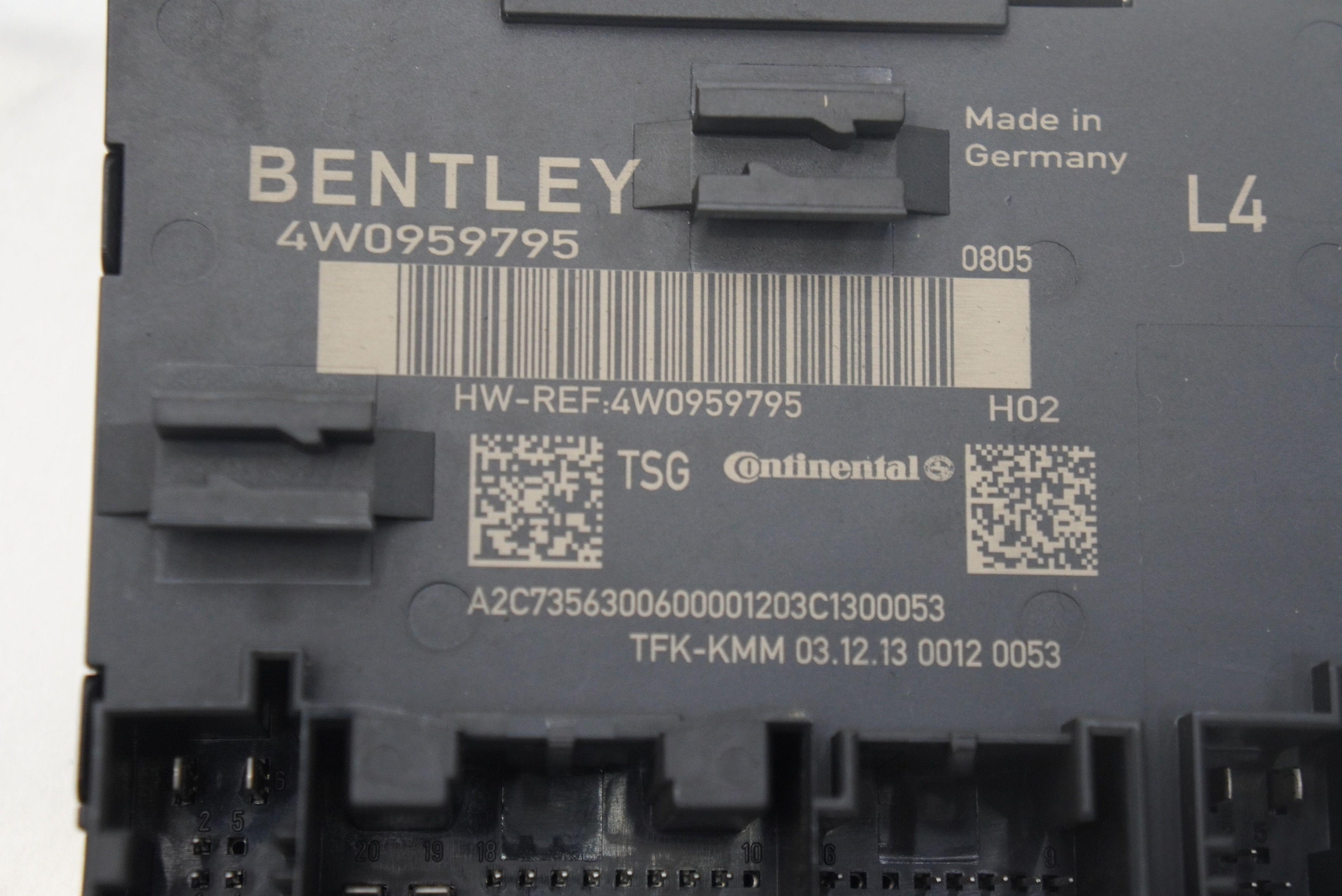 Rear Left Door Window Regulator Motor Plate 4W0839461 Bentley Flying Spur 2013+