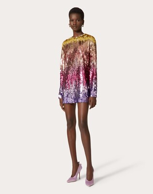 Valentino Embroidered Tulle Illusione short dress- BNWT- RRP$14,000 USD |  eBay