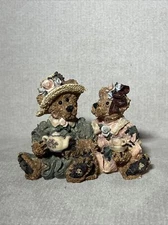 Retired Emma and Bailey Afternoon Tea Boyd's Bears and Friends Figurine #2277