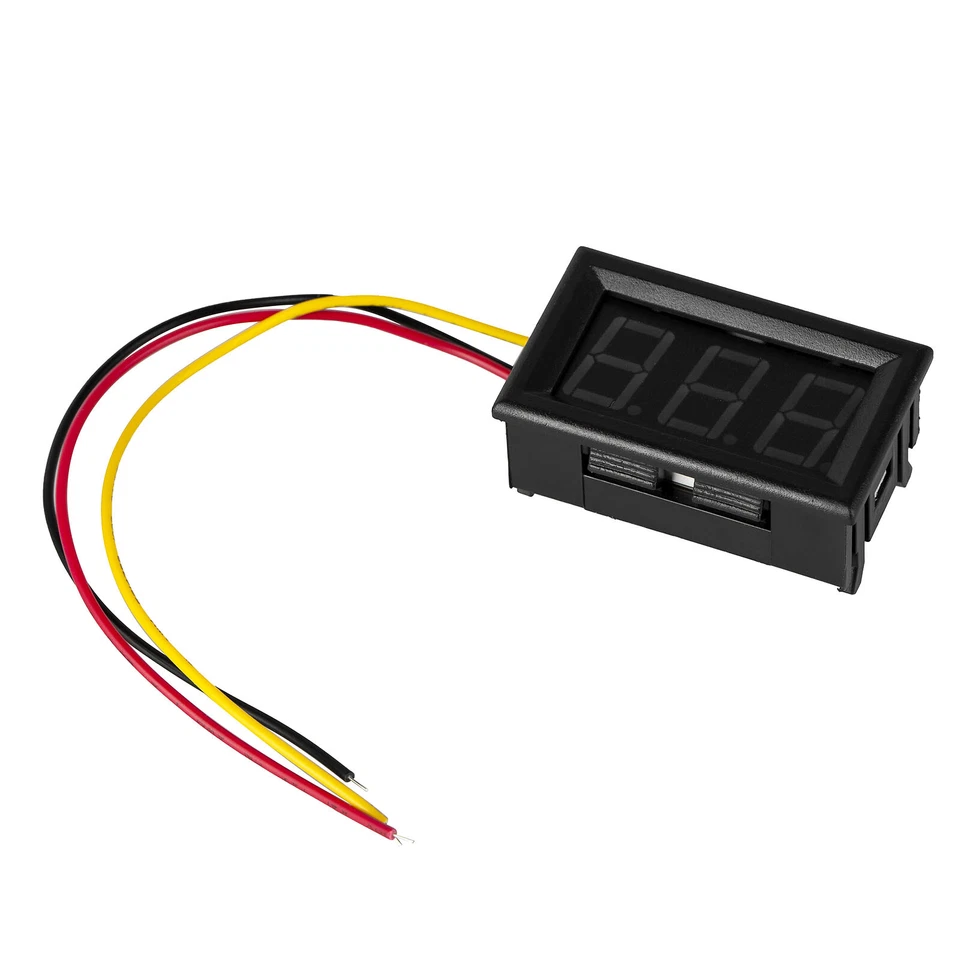 Voltage Meter Reader 3 Digit 0.56in Blue LED Display Panel DC 5V to 30V Input - Image 4 of 4