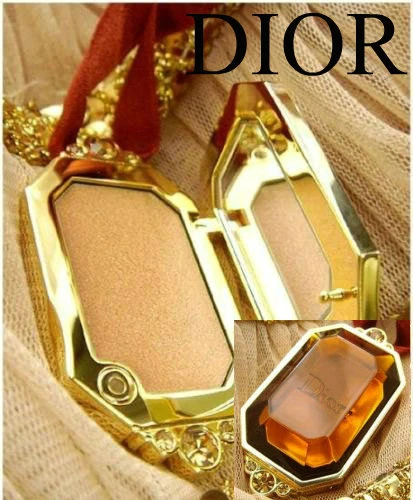 Collana GIOIELLO Trucco 100% AUTENTICA Edizione Limitata GOL DIOR BRONZO LUMINANTE