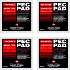PEC-PAD Lint Free Wipes 4  X4  Non-Abrasive Ultra Soft Cloth for Cleaning Sensiti