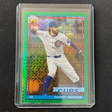 💎2026 TOPPS BASEBALL 1991 CHROME MOJO GREEN REFRACTOR /99 DANSBY SWANSON