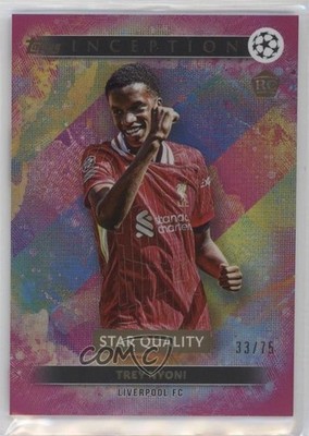 2024-25 Inception UEFA Club Competitions Pink Foil /75 Trey Nyoni Rookie RC 1e41