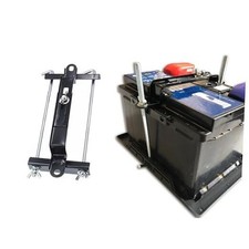Car Battery Hold Down Kit, Adjustable Battery Crossbar with J Bolt, Universal