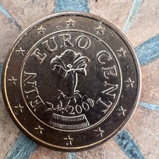 1 Euro Cent Austria 2009 Circulated Coin Austria Rare Coin Collectible Coin