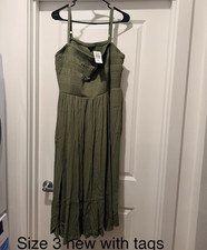 Torrid Womens Green Solid Sleeveless Strappy ...