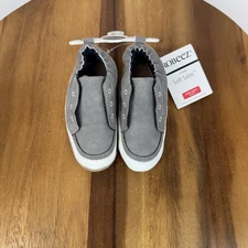New Infant Robeez Soft Soles Gray Comfort Casual Shoes Size 18-24 Months NWOB