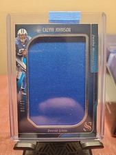 2025 Panini Silhouette Calvin Johnson Jumbo Memorabilia /99 Detroit Lions