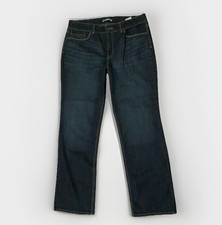 Riders By Lee Women  s Mid Rise Straight Leg Deep Dyed Jeans Size 16/M X 31