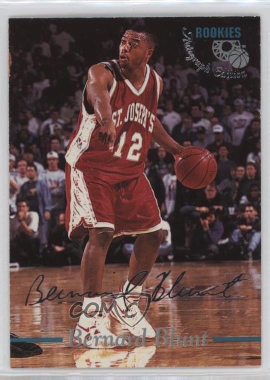 1995 Classic Rookies Auto Edition Bernard Blunt #65 3c7