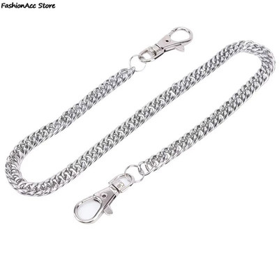 Punk Metal Waist Chain Keychain Jeans Wallet Belt Hip Hop Pants Chain Men