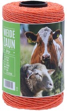 Weidezaunlitze BASIC 200m, 3x0,20 Niro, orange, Weidezaun, Elektrozaun, Litze