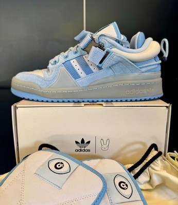 Adidas Forum Buckle Low Bad Bunny Blue Tint; US Men's 7.5, New w/ Box Authentic