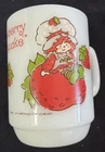 Vintage 1980 Strawberry Shortcake Anchor Hocking Milk Glass Mug Cup American