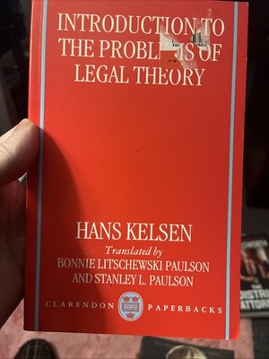 Introduction to the Problems of Legal Theory: A Translation of the First Edition