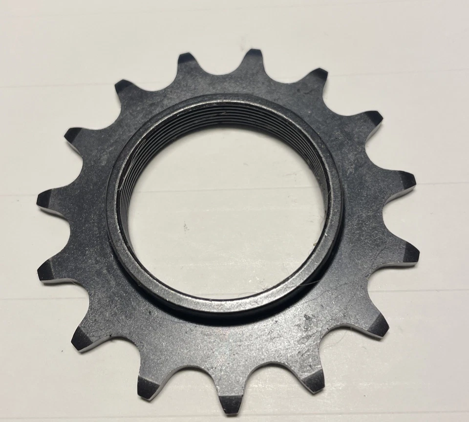 Shimano Dura-Ace 15t 1/8" Track Cog, Black NJS Stamped - Image 2 of 2
