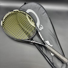 Prince O3 Silver 118 Oversize Tennis Racquet 27.75in Titanium Tungsten w/ Bag