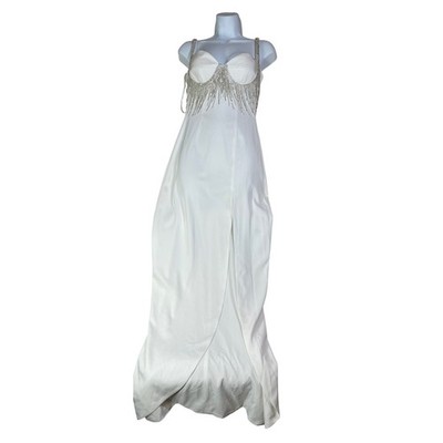 strapless open back dress Kira Keyhole Open Back Maxi Dress