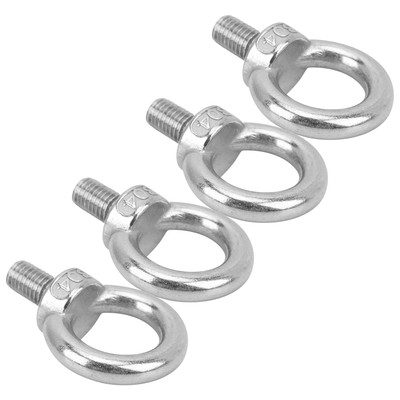 (M10) 4Pcs Edelstahl Lifting Ring Eye Bolt Heavy Duty Machinery Schulter Li CU