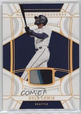 2022 Panini National Treasures Holo Gold 22/25 Kyle Lewis #82 12ty